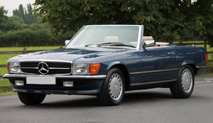 Mercedes Benz R107 SL Snf Oto Deri Deme