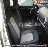 Audi A3 (8V) Sedan Alcantara & thal Alman Suni Deri Deme 