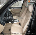 Bmw (E83) X3 Alcantara & İthal Alman Suni Deri Döşeme 