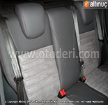 Ford Fiesta (Mk6) Alcantara & İthal Alman Suni Deri Döşeme 