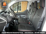 Ford Transit Custom (L3H2) İthal Alman Suni Deri Döşeme Ön Koltuklar