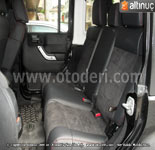 Jeep Wrangler Rubicon (JK) Alcantara & İthal Alman Suni Deri Döşeme 