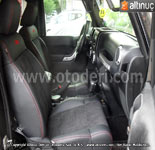 Jeep Wrangler Rubicon (JK) Alcantara & İthal Alman Suni Deri Döşeme 