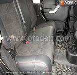 Jeep Wrangler Rubicon (JK) Alcantara & İthal Alman Suni Deri Döşeme 