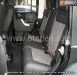 Jeep Wrangler Rubicon (JK) Alcantara & İthal Alman Suni Deri Döşeme 