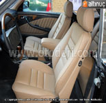 Mercedes Benz (C126) SEC Snf thal Alman Suni Deri Deme