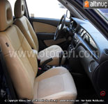 Mitsubishi Outlander Alcantara & thal Alman Suni Deri Deme
