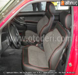 Peugeot 306 3 Kapı Alcantara & İthal Alman Suni Deri Döşeme 
