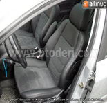 Peugeot 307 SW Alcantara & İthal Alman Suni Deri Döşeme 