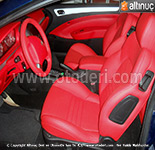 Peugeot 407 Coupe talyan Hakiki Deri Deme 