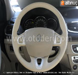 Renault Fluence Direksiyon Deri Kaplama 