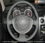 Renault Megane 2 Direksiyon Deri Kaplama 