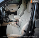 Skoda Karoq Orjinal Kumaş & İthal Alman Suni Deri Döşeme 