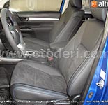 Toyota Hilux Alcantara & İthal Alman Suni Deri Döşeme 