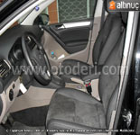 Volkswagen Golf (5K) Alcantara & thal Alman Suni Deri Deme