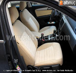 Volkswagen Passat (B7) Alcantara & İthal Alman Suni Deri Döşeme