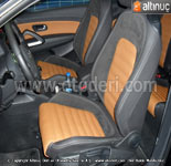 Volkswagen Scirocco 3 Alcantara & İtalyan Hakiki Deri Döşeme